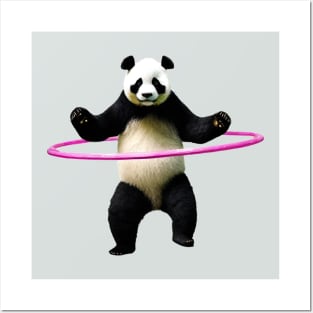 Panda Hoop Posters and Art